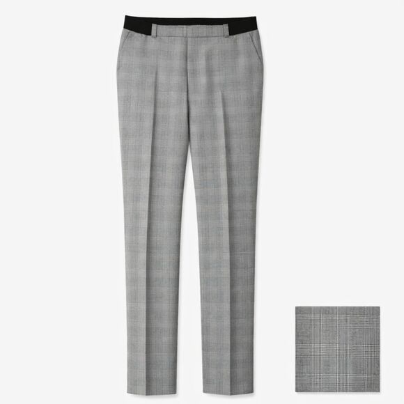 Uniqlo Smart Style Pants in Glen Check Plaid - Picture 3 of 10